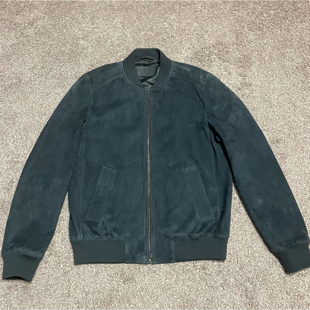 Men’s Balibaris Paolo Stand Collar Suede Jacket Size S